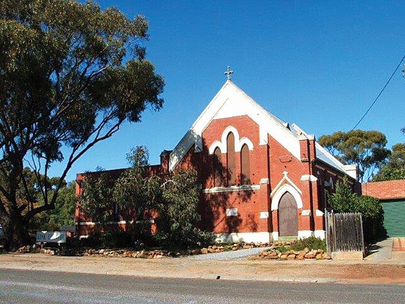 A recent photo of what was St Paul's Presbyterian Church in Northam 